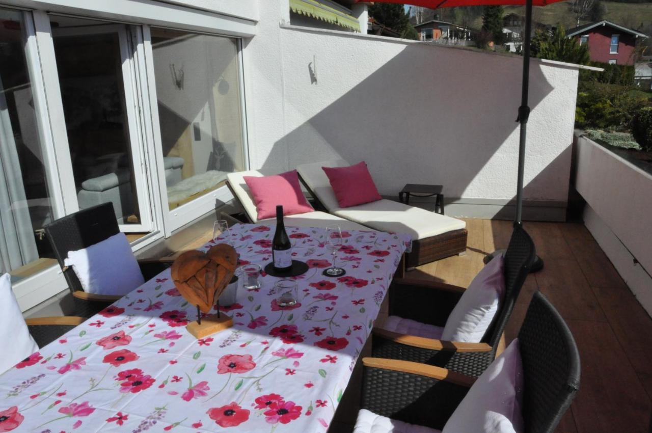 Almi - Alpenglueck Traumhafte Whg.M.20Qm Dachterr. Apartment Oberstaufen Bagian luar foto