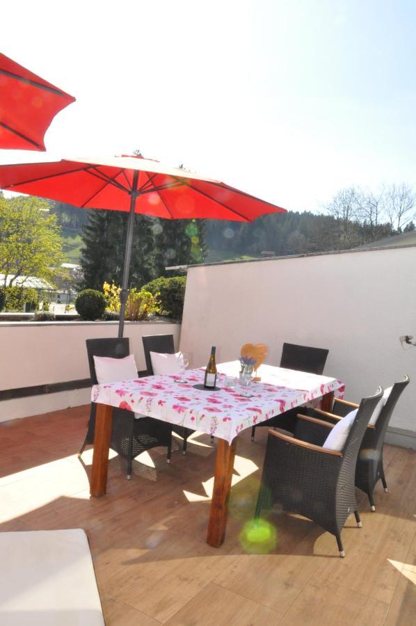 Almi - Alpenglueck Traumhafte Whg.M.20Qm Dachterr. Apartment Oberstaufen Bagian luar foto